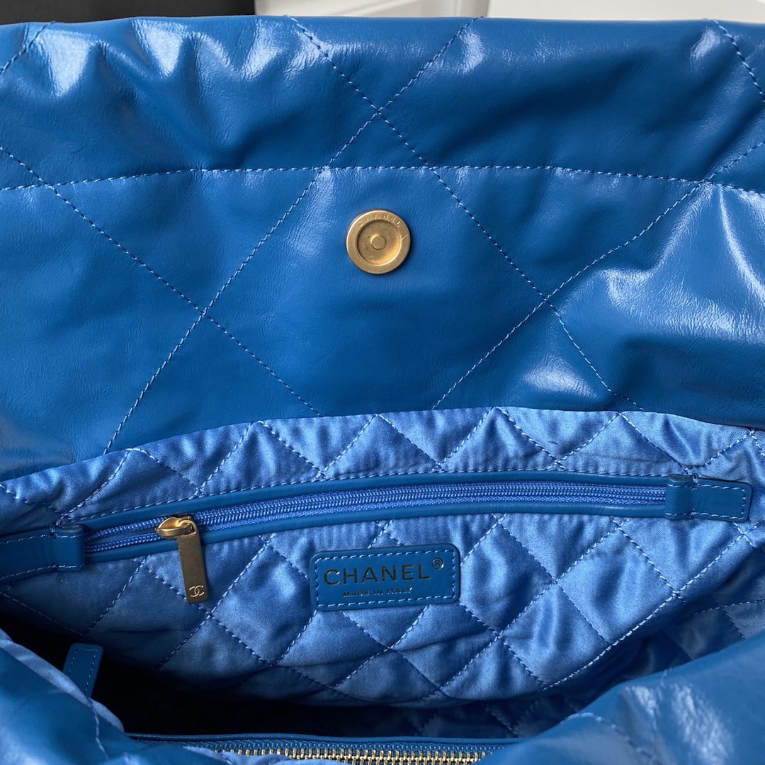 Calfskin 22 Small Handbag Shoulder Bag AS3260 Blue